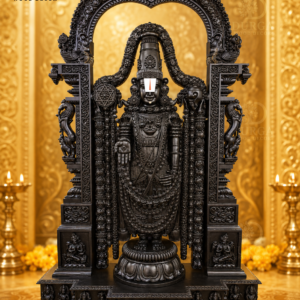 Durga Imperial Lord Venkateswara (Tirupati Balaji) ROSE WOOD Polish Wooden Idol